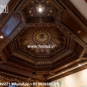 Wooden Ceiling Design Four Ceiling Pop Design No-2725