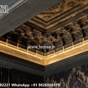Wooden Ceiling Design Ceiling Design With Chandelier No-2775