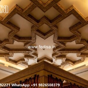 Wooden Ceiling Design Modern Restaurant Ceiling Design No-2798