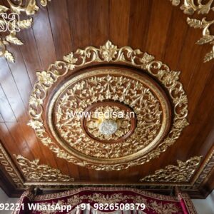 Wooden Ceiling Design Pop False Ceiling No-2814