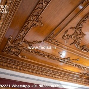 Wooden Ceiling Design Thermocol Ceiling No-2818
