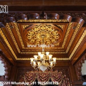 Wooden Ceiling Design Kitchen False Ceiling No-2824