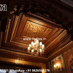 Wooden Ceiling Design Simple False Ceiling No-2826