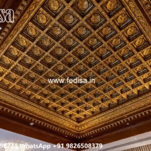 Wooden Ceiling Design Thermocol False Ceiling No-2837