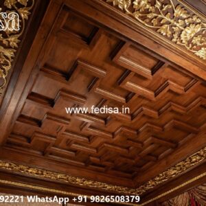 Wooden Ceiling Design Grid False Ceiling No-2838
