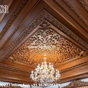 Wooden Ceiling Design Room False Ceiling No-2839