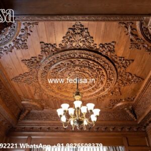 Wooden Ceiling Design Plain False Ceiling No-2846