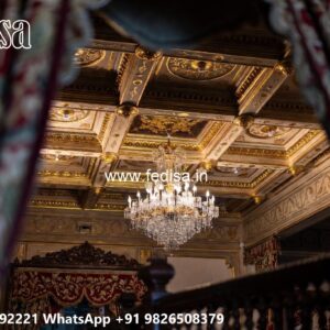 Wooden Ceiling Design Murga Jali False Ceiling No-2863