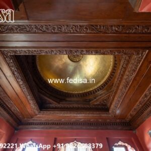 Wooden Ceiling Design Wall False Ceiling No-2875