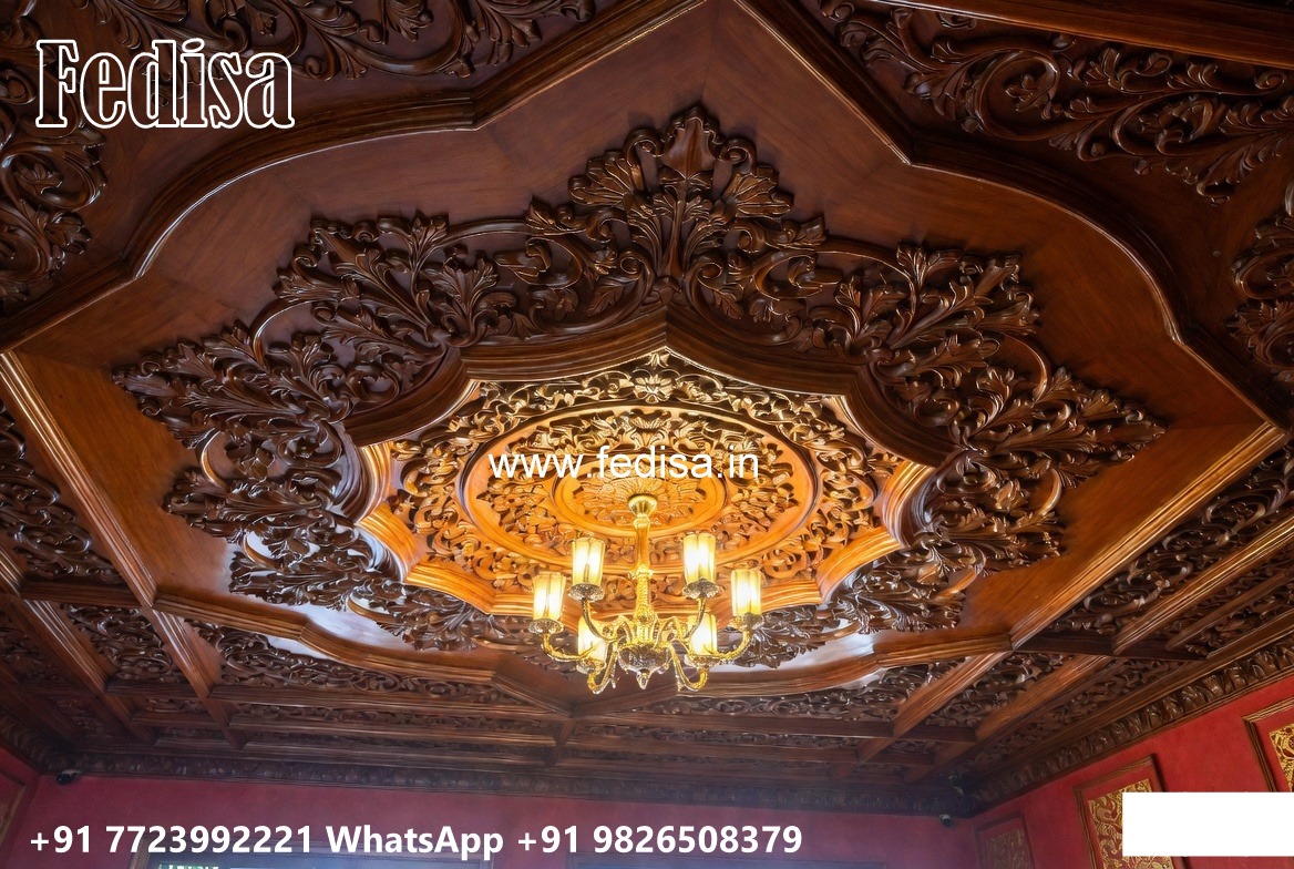 Wooden Ceiling Design Mdf Jali False Ceiling Price No-2880