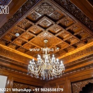 Wooden Ceiling Design Thermocol Roof Ceiling No-2890