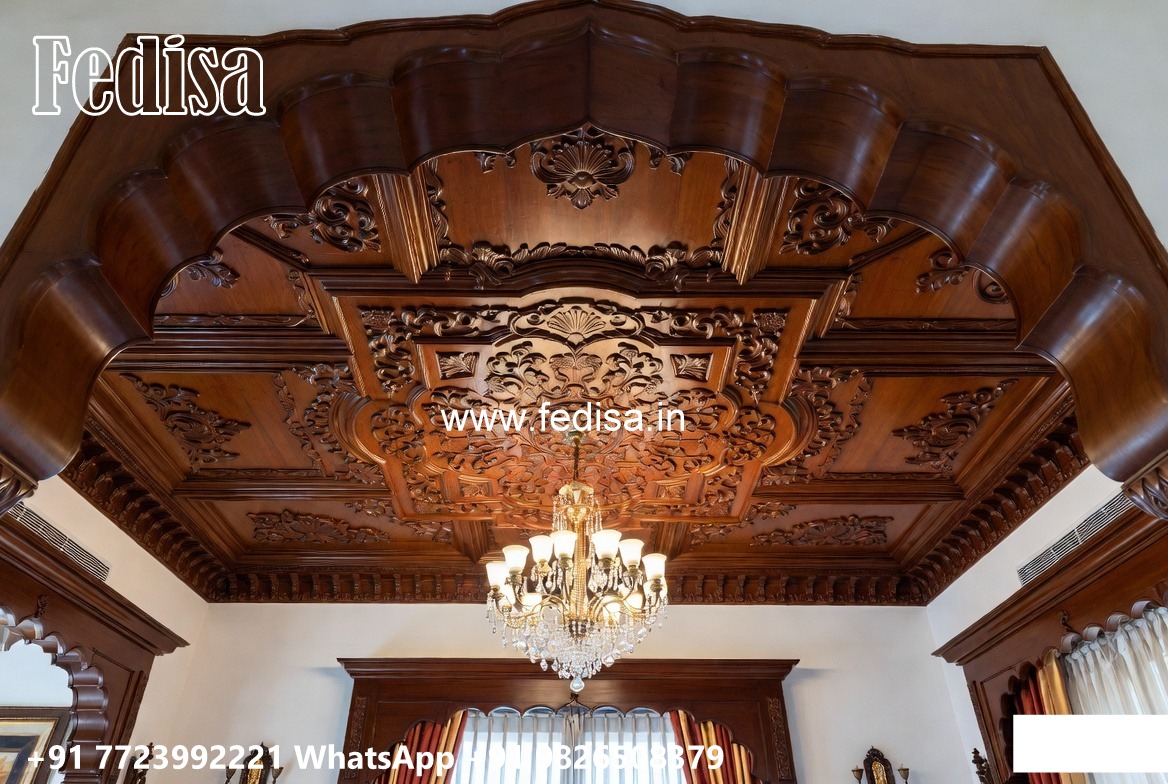 Wooden Ceiling Design 2 By 2 False Ceiling No-2910