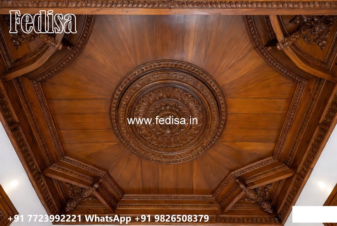 Wooden Ceiling Design Veneer False Ceiling No-2916