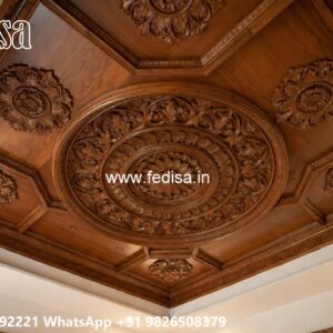Wooden Ceiling Design Roof False Ceiling No-2929
