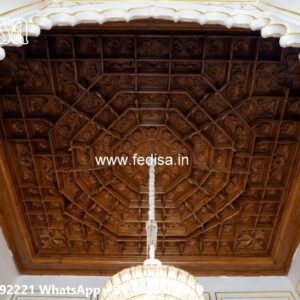 Wooden Ceiling Design Plain Gypsum Ceiling No-2934