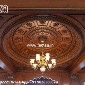 Wooden Ceiling Design Pop Ceiling Fan No-2938
