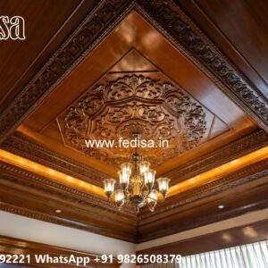 Wooden Ceiling Design Livspace False Ceiling No-2941