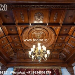 Wooden Ceiling Design Fall Ceiling For Bedroom No-2943