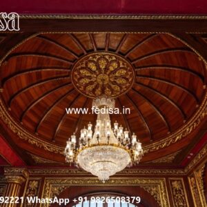 Wooden Ceiling Design Rectangular False Ceiling No-2964