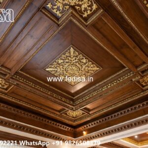 Wooden Ceiling Design Pop Ceiling Near Me No-2965