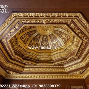 Wooden Ceiling Design Cement False Ceiling No-2986