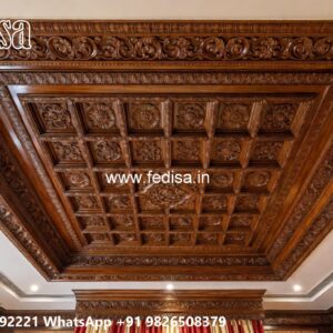 Wooden Ceiling Design Commercial False Ceiling No-2991