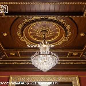 Wooden Ceiling Design Fabric False Ceiling No-3002