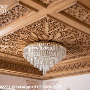 Wooden Ceiling Design Porch False Ceiling No-3013