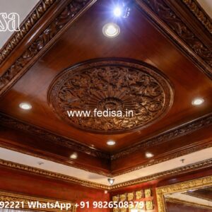 Wooden Ceiling Design Up False Ceiling No-3018