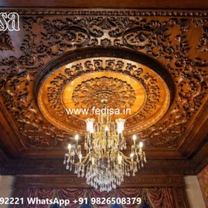 Wooden Ceiling Design Hanging False Ceiling No-3034