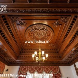 Wooden Ceiling Design Simple False Ceiling For Living Room No-3040