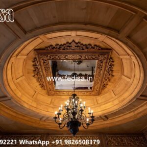 Wooden Ceiling Design Gypsum Fall Ceiling No-3054