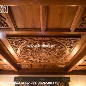 Wooden Ceiling Design Concealed False Ceiling No-3063