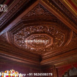 Wooden Ceiling Design Gypsum Tiles False Ceiling No-3068