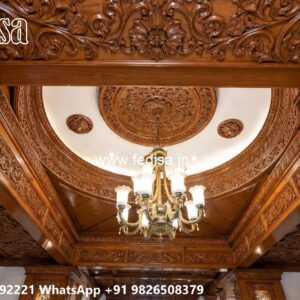 Wooden Ceiling Design Wooden Pop False Ceiling No-3105