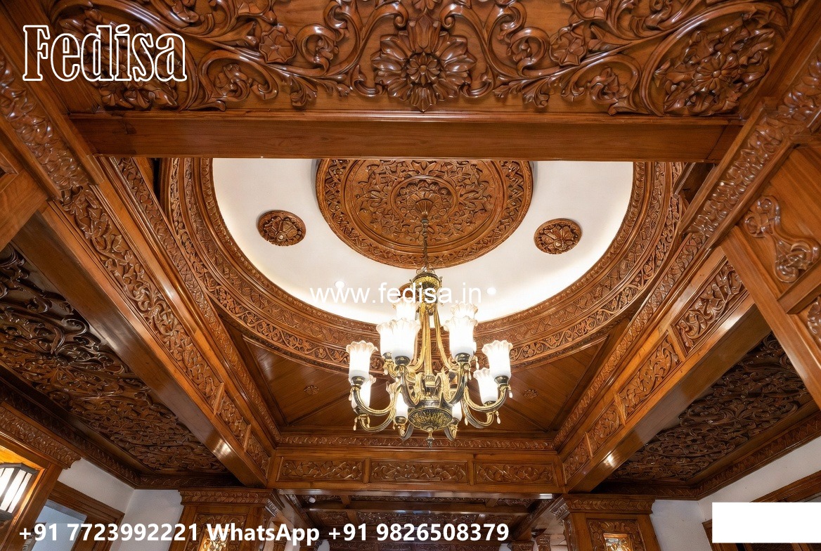 Wooden Ceiling Design Wooden Pop False Ceiling No-3105