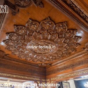 Wooden Ceiling Design Gyptone False Ceiling No-3119