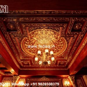 Wooden Ceiling Design Pop Jali For Ceiling No-3135