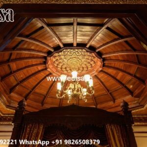 Wooden Ceiling Design False Ceiling On Wall No-3141