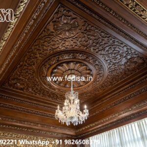 Wooden Ceiling Design Vinyl False Ceiling No-3145