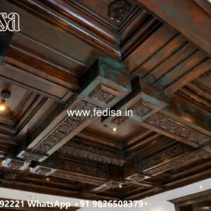 Wooden Ceiling Design Pop Ceiling For Living Room No-3148