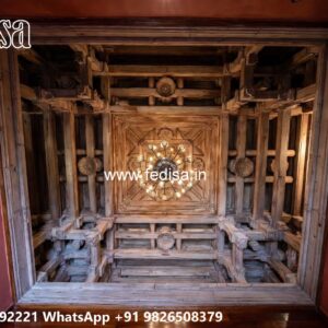 Wooden Ceiling Design Pop Grid Ceiling No-3152