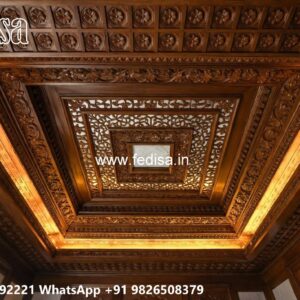 Wooden Ceiling Design Fall Ceiling Cornice No-3154