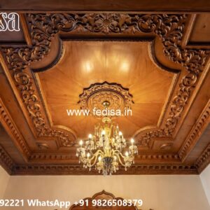 Wooden Ceiling Design Exposed False Ceiling No-3155