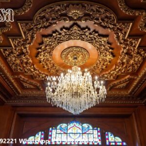 Wooden Ceiling Design Plain Pop Ceiling No-3160