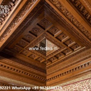 Wooden Ceiling Design Beam False Ceiling No-3168