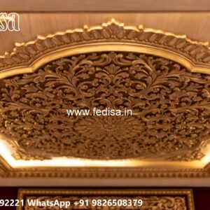 Wooden Ceiling Design Bulkhead False Ceiling No-3194