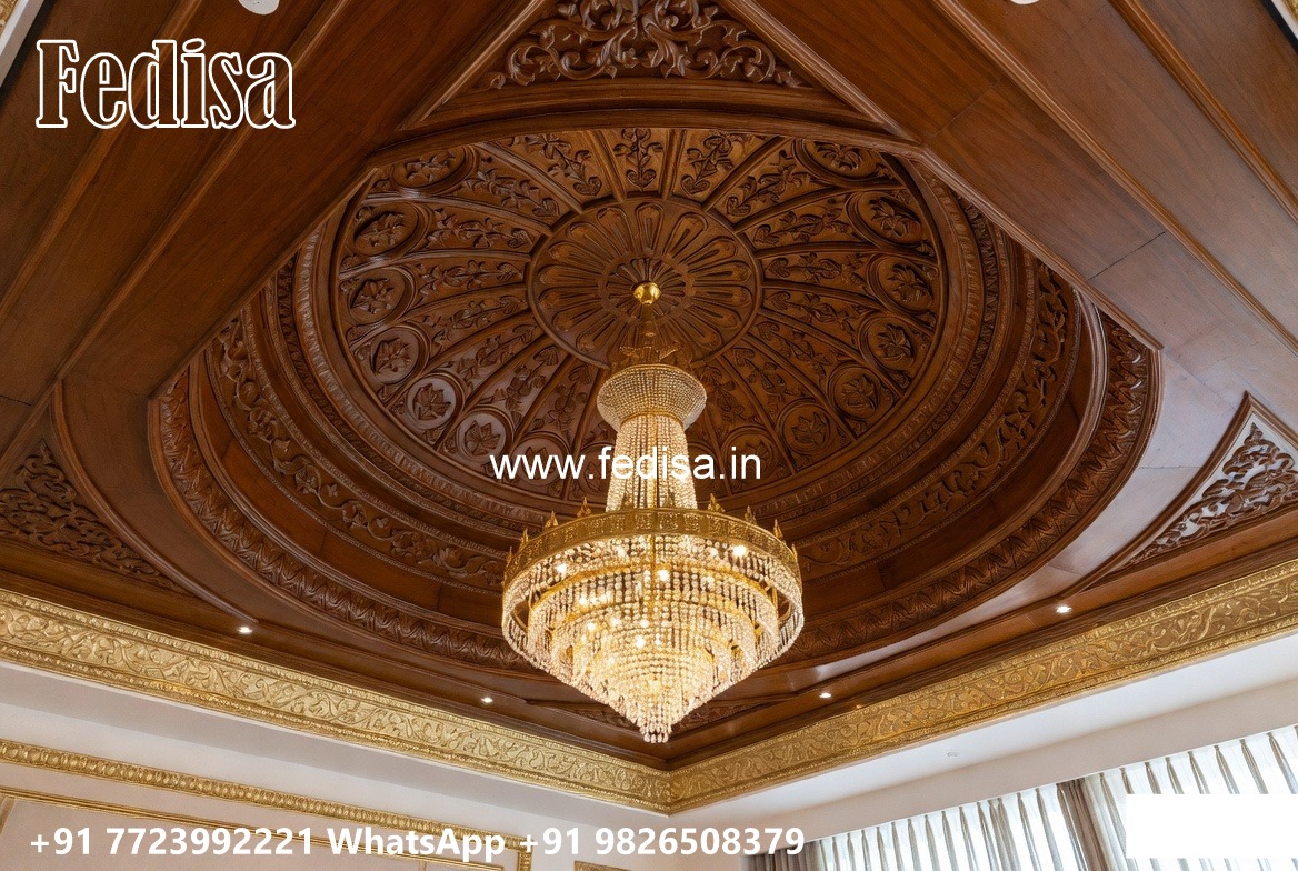 Wooden Ceiling Design Purple False Ceiling No-3210