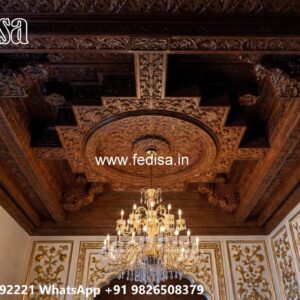 Wooden Ceiling Design Concealed Grid False Ceiling No-3237