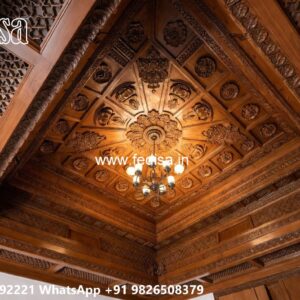 Wooden Ceiling Design 2 By 2 False Ceiling Price No-3239